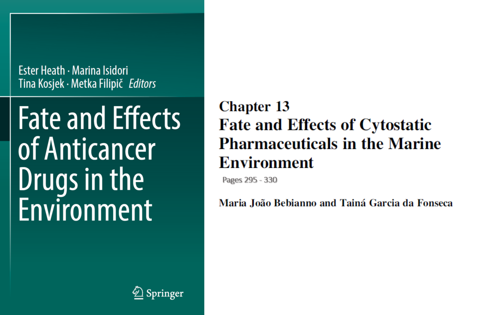 Fate and Effects of Cytostatic Pharmaceuticals in the Marine Environment