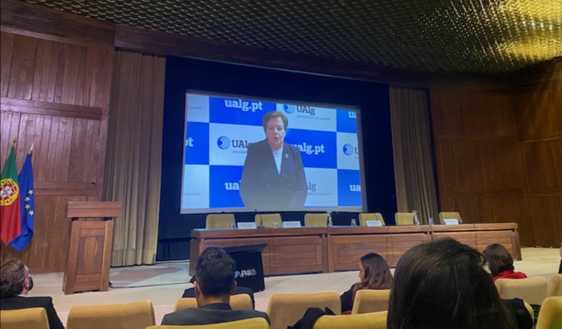 apresentação do vídeo promocional e debate sobre a Conferência dos Oceanos da ONU 2022 em Lisboa