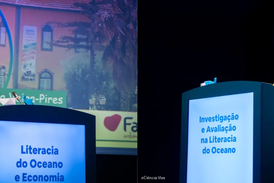 Participação na 1ª Conferência Nacional de Literacia do Oceano