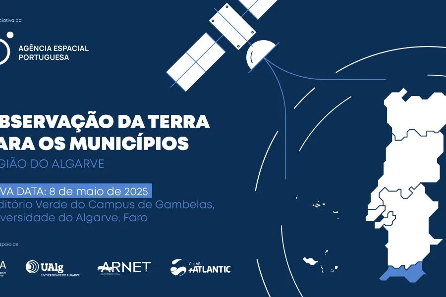 Conferência sobre Observação da Terra para os Municípios no Algarve - Nova Data